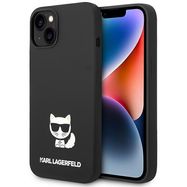 Karl Lagerfeld KLHCP14SSLCTBK iPhone 14 6.1 &quot;hardcase black / black Silicone Choupette Body, Karl Lagerfeld