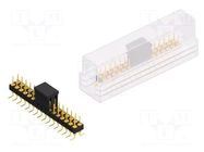 Connector: pin strips; pin header; male; PIN: 32; 1.5A; 60V; SMT FISCHER ELEKTRONIK