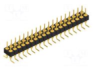 Connector: pin strips; pin header; male; PIN: 38; 1.5A; 60V; SMT FISCHER ELEKTRONIK