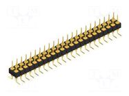 Connector: pin strips; pin header; male; PIN: 46; 1.5A; 60V; SMT FISCHER ELEKTRONIK