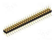 Connector: pin strips; pin header; male; PIN: 48; 1.5A; 60V; SMT FISCHER ELEKTRONIK