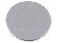 Battery: lithium; CR1620,coin; 3V; 70mAh; non-rechargeable LIJIA