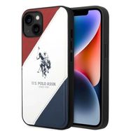 US Polo USHCP14SPSO3 iPhone 14 6.1&quot; white/white Tricolor Embossed, U.S. Polo Assn.