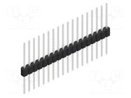 Connector: pin strips; pin header; male; PIN: 18; 1.5A; 125V; THT FISCHER ELEKTRONIK