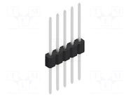 Connector: pin strips; pin header; male; PIN: 5; 1.5A; 125V; THT FISCHER ELEKTRONIK