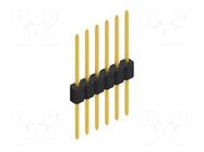 Connector: pin strips; pin header; male; PIN: 6; 1.5A; 125V; THT FISCHER ELEKTRONIK