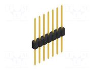 Connector: pin strips; pin header; male; PIN: 7; 1.5A; 125V; THT FISCHER ELEKTRONIK
