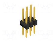 Connector: pin strips; pin header; male; PIN: 6; SL 2; 3A; 250V; THT FISCHER ELEKTRONIK