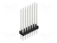 Connector: pin strips; pin header; male; PIN: 14; SL 2; 3A; 250V; THT FISCHER ELEKTRONIK