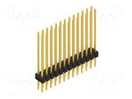 Connector: pin strips; pin header; male; PIN: 26; SL 2; 3A; 250V; THT FISCHER ELEKTRONIK