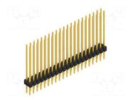 Connector: pin strips; pin header; male; PIN: 42; SL 2; 3A; 250V; THT FISCHER ELEKTRONIK