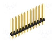 Connector: pin strips; pin header; male; PIN: 44; SL 2; 3A; 250V; THT FISCHER ELEKTRONIK