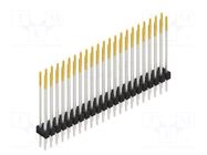 Connector: pin strips; pin header; male; PIN: 44; SL 2; 3A; 250V; THT FISCHER ELEKTRONIK