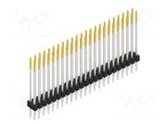 Connector: pin strips; pin header; male; PIN: 46; SL 2; 3A; 250V; THT FISCHER ELEKTRONIK