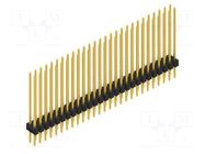 Connector: pin strips; pin header; male; PIN: 54; SL 2; 3A; 250V; THT FISCHER ELEKTRONIK