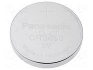 Battery: lithium; CR2450,coin; 3V; non-rechargeable; Ø24.7x5mm PANASONIC