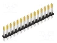 Connector: pin strips; pin header; male; PIN: 70; SL 2; 3A; 250V; THT FISCHER ELEKTRONIK
