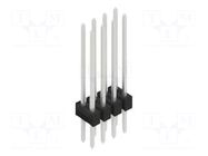 Connector: pin strips; pin header; male; PIN: 8; SL 2; 3A; 250V; THT FISCHER ELEKTRONIK