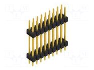 Connector: pin strips; pin header; male; PIN: 18; 3A; 250V; THT; 2x9 FISCHER ELEKTRONIK