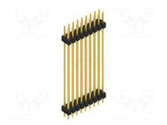 Connector: pin strips; pin header; male; PIN: 18; 3A; 250V; THT; 2x9 FISCHER ELEKTRONIK