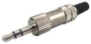 CONNECTOR, RCA, PLUG, 3.5MM, 3WAY