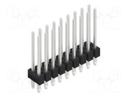 Connector: pin strips; pin header; male; PIN: 18; 3A; 250V; THT; 2x9 FISCHER ELEKTRONIK