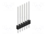 Connector: pin strips; pin header; male; PIN: 6; 1.5A; 125V; THT FISCHER ELEKTRONIK