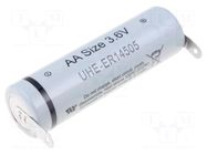 Battery: lithium; 14505; 3.6V; 2000mAh; non-rechargeable ULTRALIFE