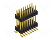 Connector: pin strips; pin header; male; PIN: 16; SMT; 1.5A; 125V FISCHER ELEKTRONIK