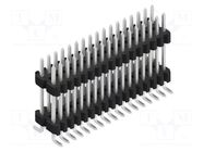 Connector: pin strips; pin header; male; PIN: 34; SMT; 1.5A; 125V FISCHER ELEKTRONIK