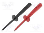 Measuring tip; 10A; 1kV; red and black; Equipment: test probe x2 FLUKE