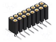 Connector: pin strips; socket; female; PIN: 16; BL 16 SMD; 3A; 150V FISCHER ELEKTRONIK