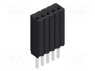 Connector: pin strips; socket; female; PIN: 5; BLM KG 1; 1.5A; 125V FISCHER ELEKTRONIK