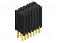 Connector: pin strips; socket; female; PIN: 14; BLM KG 2; 1.5A; 125V FISCHER ELEKTRONIK