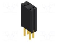 Connector: pin strips; socket; female; PIN: 4; BLM KG 2; 1.5A; 125V FISCHER ELEKTRONIK