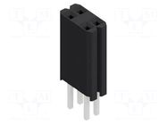 Connector: pin strips; socket; female; PIN: 4; BLM KG 2; 1.5A; 125V FISCHER ELEKTRONIK
