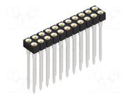 Connector: pin strips; socket; female; PIN: 22; MK 207; 1.5A; 60V FISCHER ELEKTRONIK