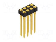 Connector: pin strips; socket; female; PIN: 8; MK 207; 1.5A; 60V FISCHER ELEKTRONIK