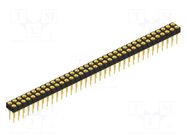 Connector: pin strips; socket; female; PIN: 70; THT; 1.5A; 60V; 2x35 FISCHER ELEKTRONIK