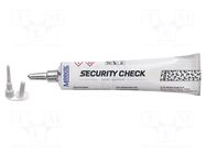 Paint; grey; SECURITY CHECK ORIGINAL; 20÷70°C MARKAL
