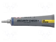 Paint; white; SECURITY CHECK+ HIGH TEMPERATURE MARKAL