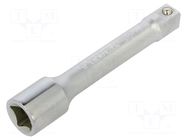 Extension; 1/2"; Chrom-vanadium steel; 125mm KING TONY