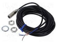 Sensor: inductive; OUT: NPN / NO; 0÷4mm; 10÷30VDC; M12; 5m; IP67 OMRON