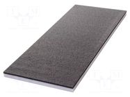 Foam insert; graphite-white; 1200x500x40mm; 3pcs. LeanFoam