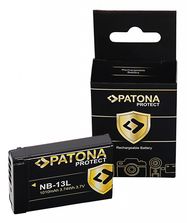 PATONA PROTECT Battery f. Canon NB-13L Canon PowerShot G7X G5X G9X G7X Mark II, PATONA