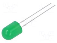 LED; green; 8mm; 750÷1120mcd; 30°; Front: convex; 2.9÷3.4VDC; 102mW OPTOSUPPLY