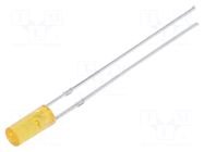 LED; orange; 3mm; 220÷330mcd; 110°; Front: flat; 2.1÷2.6VDC; 78mW OPTOSUPPLY
