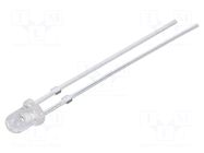 LED; red; 3mm; 4200÷5800mcd; 30°; Front: convex; 2.1÷2.6VDC; 78mW OPTOSUPPLY
