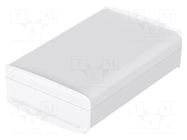 Enclosure: desktop; BoVersa; X: 140mm; Y: 210mm; Z: 63mm; white BOPLA