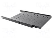 Shelf; Standard: 19"; rack shelf LANBERG
